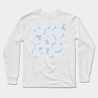 Abstract minimalism shapes blue plein air Long Sleeve T-Shirt